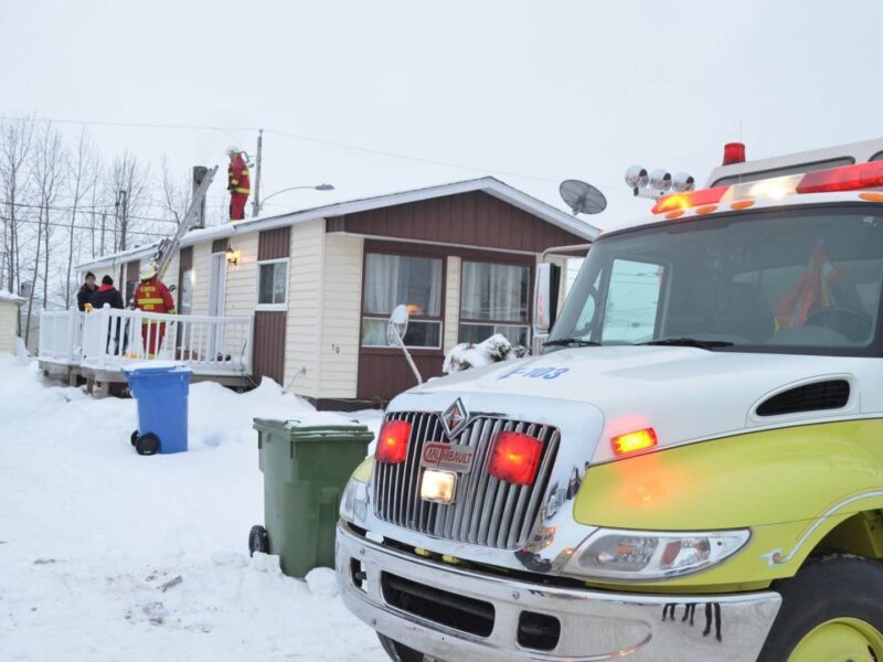 Incendie de cheminée à Amos