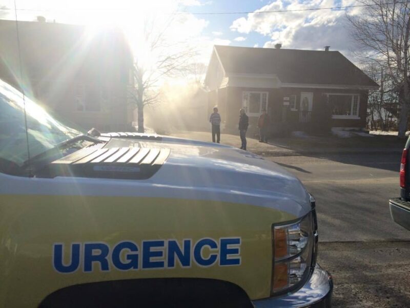 Incendie de garage à Amos