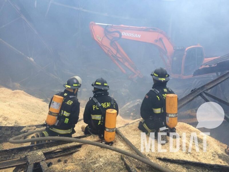 (MAJ) Incendie majeur chez Granule Boréal