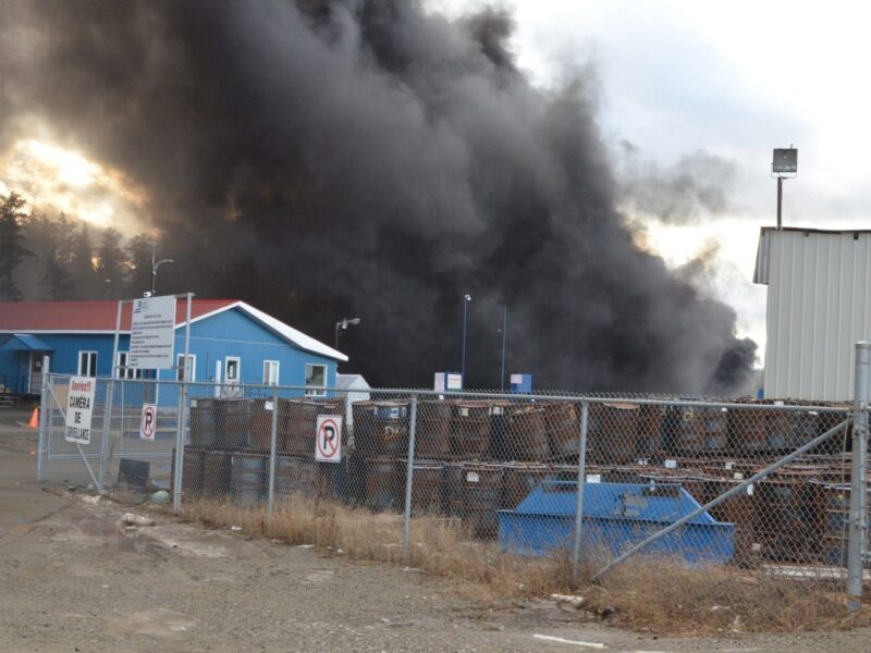 Incendie majeur chez Legault Métal à Trécesson