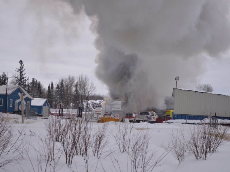 Incendie majeur chez Legault Métal