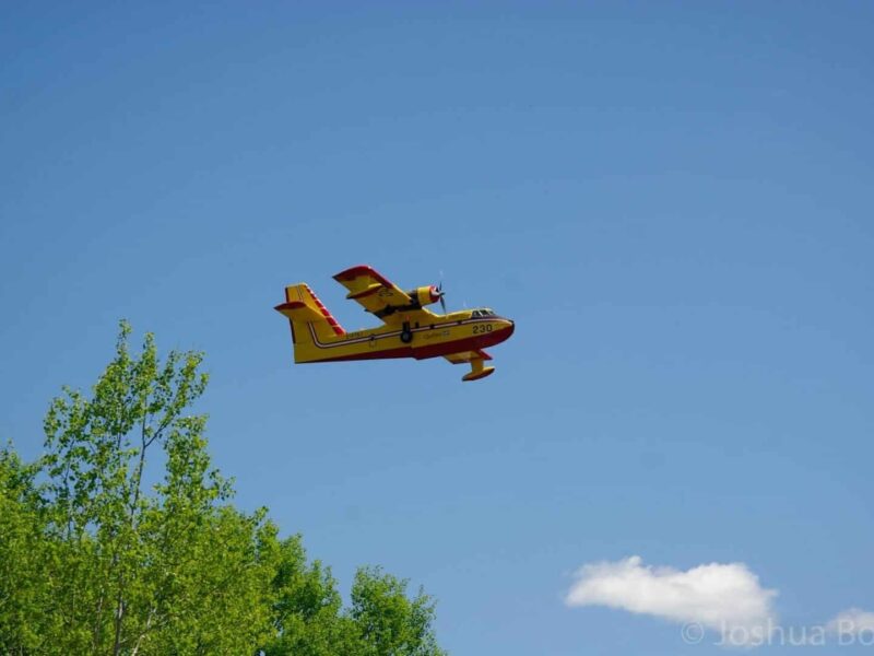 Incendie près de la mine North American Lithium