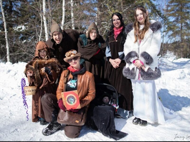 Lancement de la tournée régionale de la pièce (Le Dragon des neiges) par les Productions du raccourci