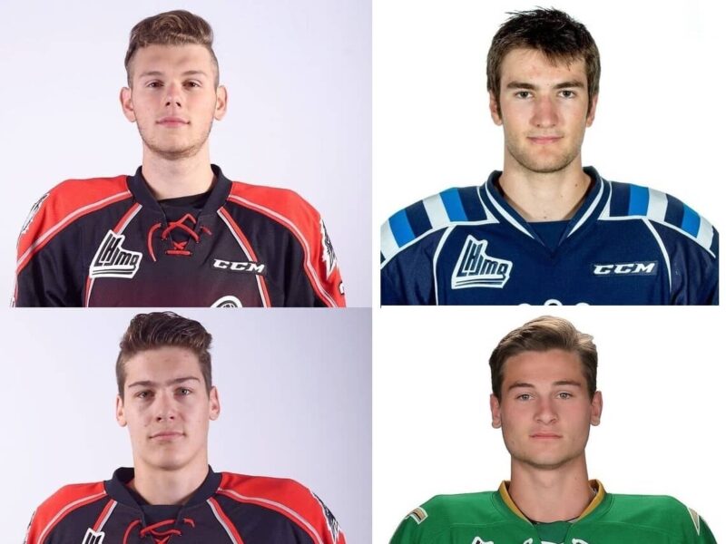 Lauzon, Roy, Myers et Gauthier avec ÉCJ