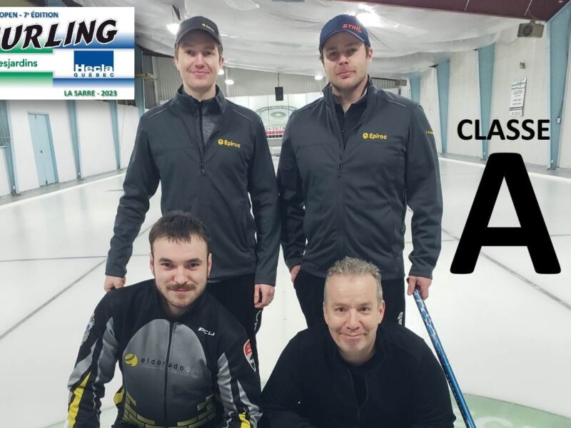 Le Curling était au rendez-vous à La Sarre avec la 7e édition du Double Open