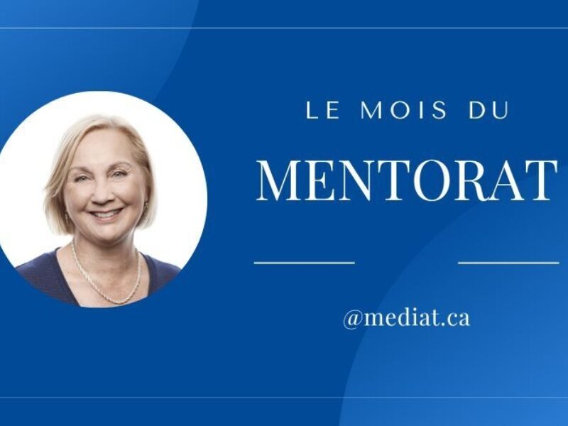 Le mois du mentorat pour les entrepreneurs