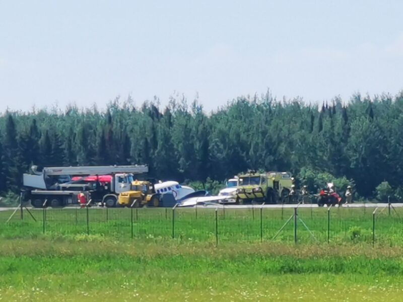 Le train d’atterrissage d’un avion s’affaisse à Rouyn-Noranda