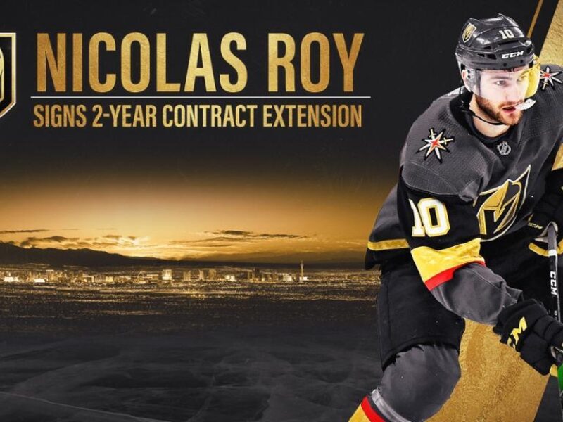 Nicolas Roy signe pour deux ans avec les Knights