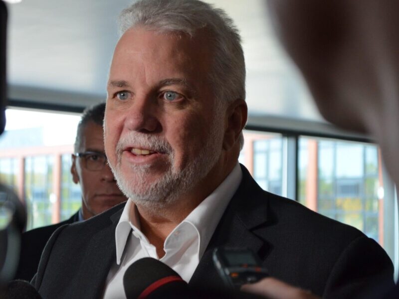 Philippe Couillard à Val-d’Or aujourd’hui