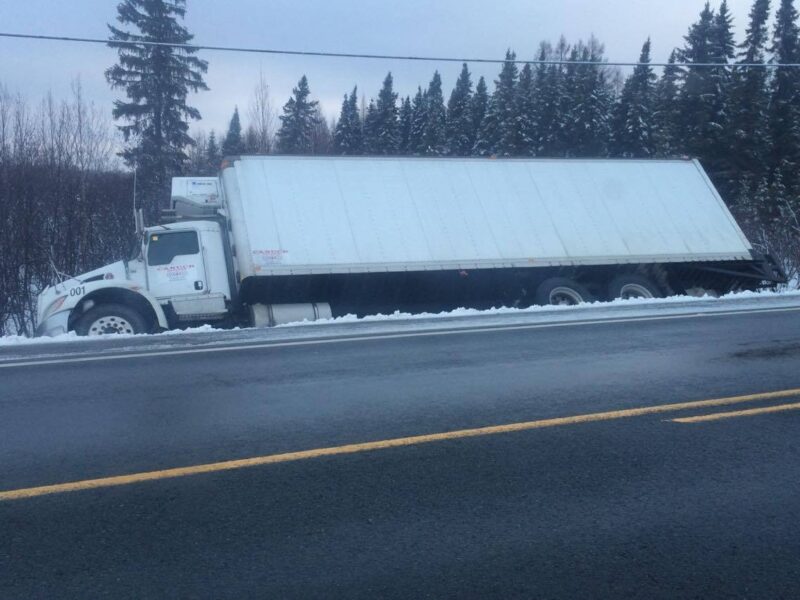 Plusieurs sorties de route en Abitibi-Témiscamingue