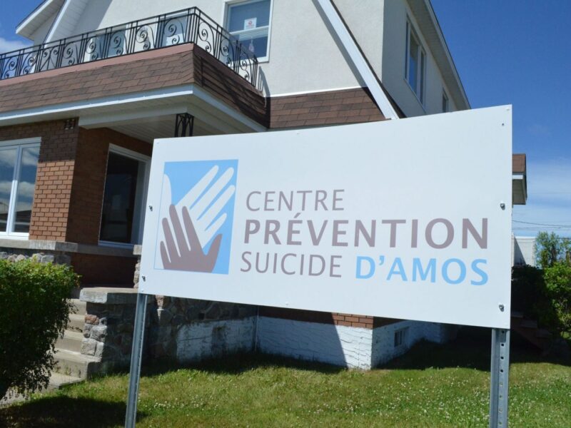 Sollicitation : Le Centre Prévention Suicide d’Amos est préoccupé