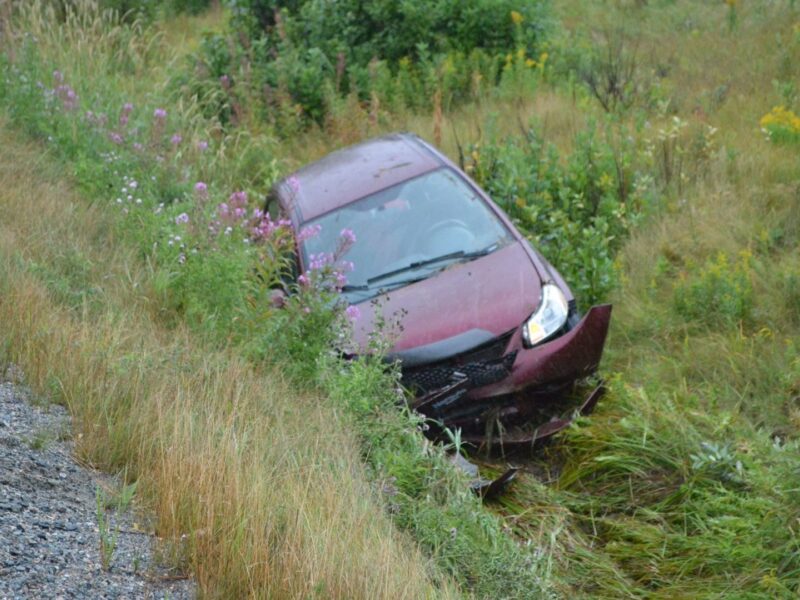 Sortie de route à Saint-Marc-de-Figuery