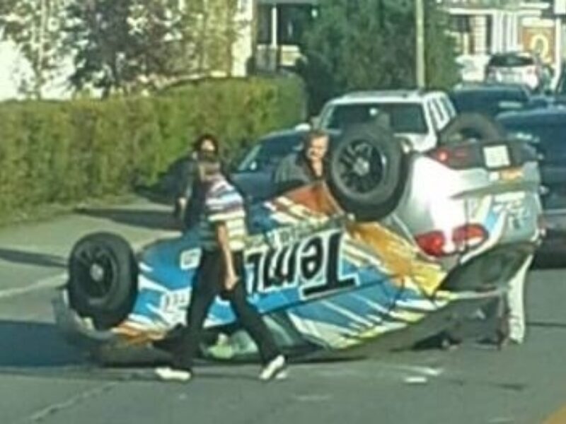 Spectaculaire accident à Rouyn-Noranda