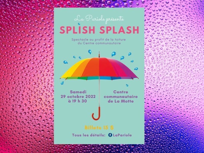 Splish Splash à La Motte, un spectacle musical