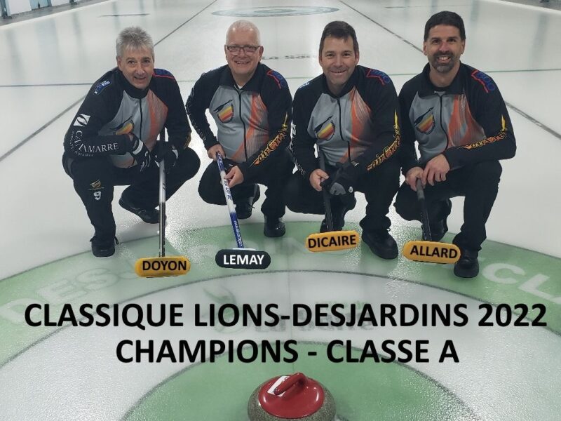 Tournoi de Curling à La Sarre, Amos remporte les honneurs