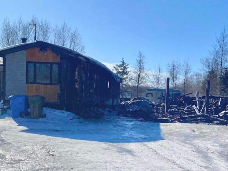 Une famille de Ste-Gertrude perd tout dans un incendie dévastateur