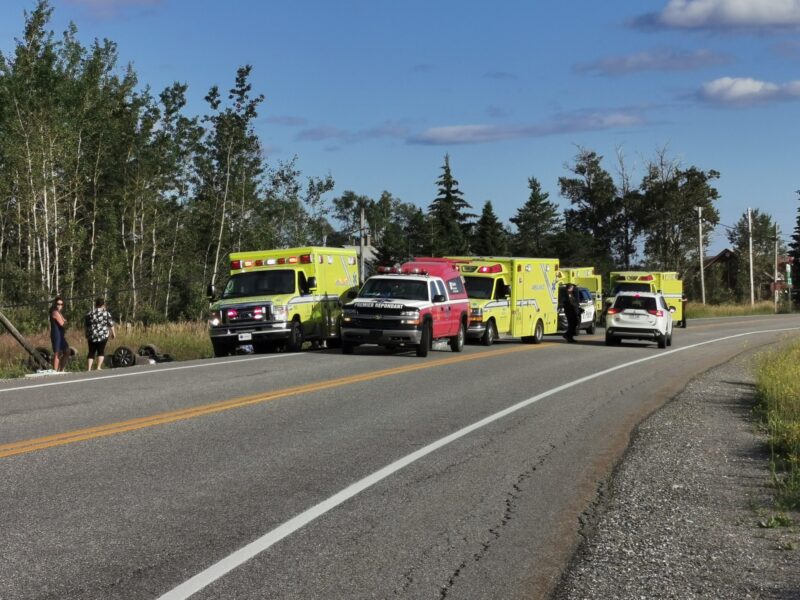 Une sortie de route fait des blessés sur la 111