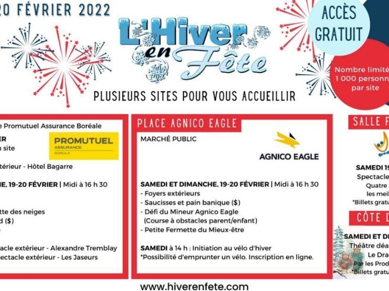 Val-d’Or se prépare pour l’Hiver en fête