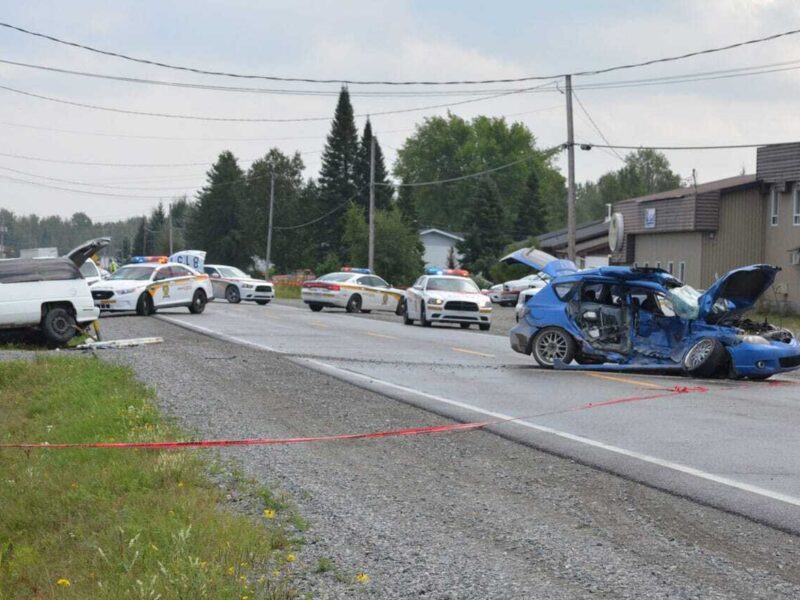 Violente collision à Sullivan, la conductrice est décédée