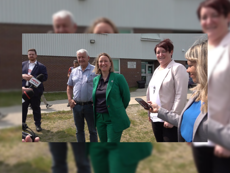 Visite de la ministre Maité Blanchette-Vézina à Senneterre